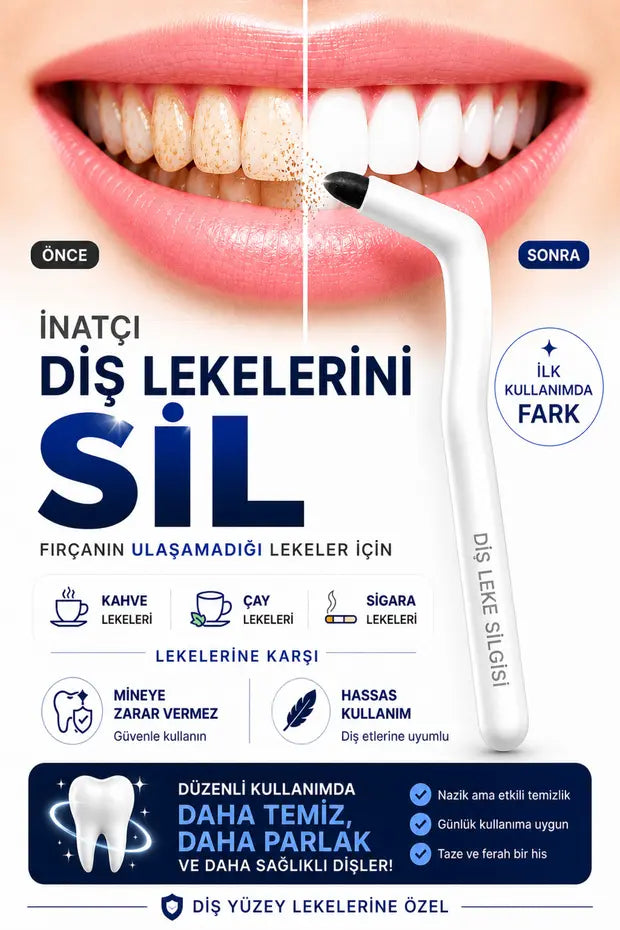 Diş Beyazlatıcı Silgi Leke Tartar Karşıtı