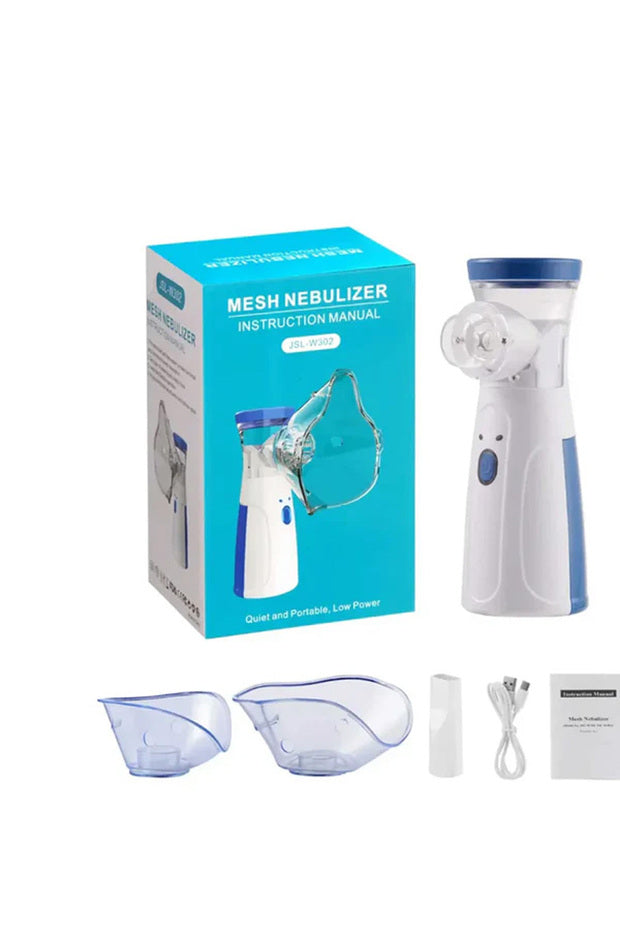 Şarjlı Mesh Nebulizatör Maske ve Ağızlık Hediyeli