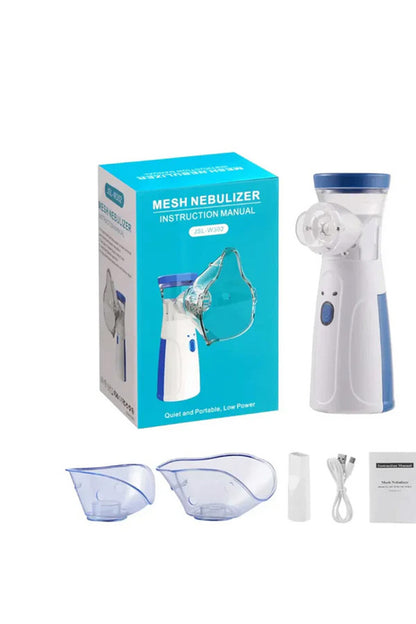 Şarjlı Mesh Nebulizatör Maske ve Ağızlık Hediyeli